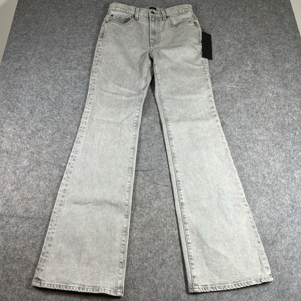 Edwin Ryder Jeans Womens 26 High Rise Bootcut Flare Light Gray Denim